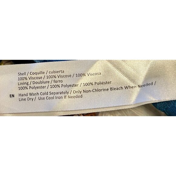 Band of the Free Top Womens Medium Wrap Crop Teal Satin Jacquard Festival Glam - Picture 9 of 10